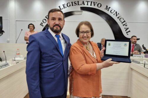Maria Lêda Lóss dos Santos é homenageada com Troféu Mulher Cidadã 2024